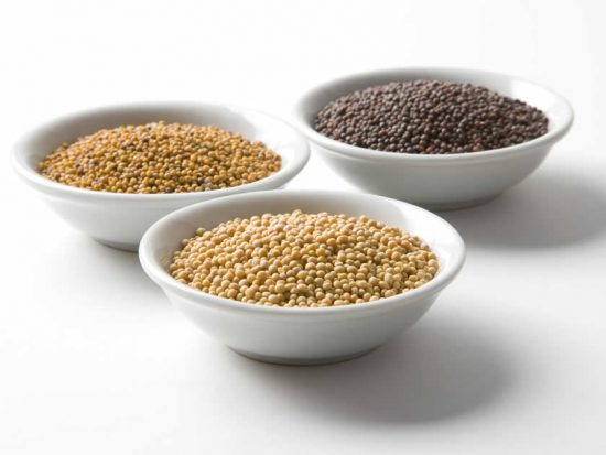 Brown, Yellow and Oriental Mustard Seed