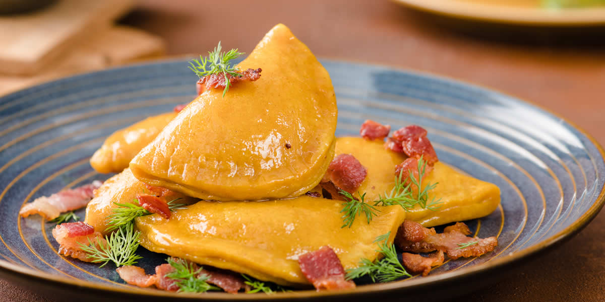 Beef Mustard Perogies