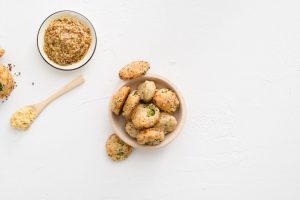 Broccoli Mustard Cheese Crackers