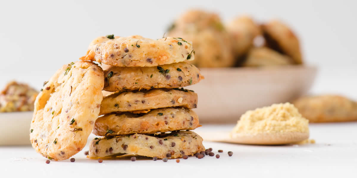 Broccoli Mustard Cheese Crackers