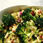 Honey Mustard Broccoli & Bacon Salad