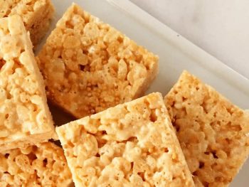 Brown Butter and Mustard Rice Crispy Treats