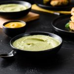 Creamy Mustard and Avocado Dip with Tofu