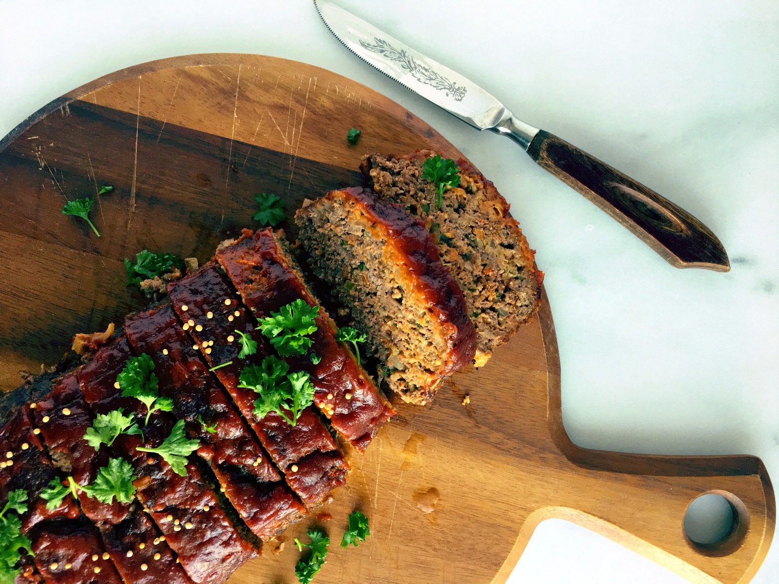 Zesty Tomato Glazed Meatloaf Spread The Mustard