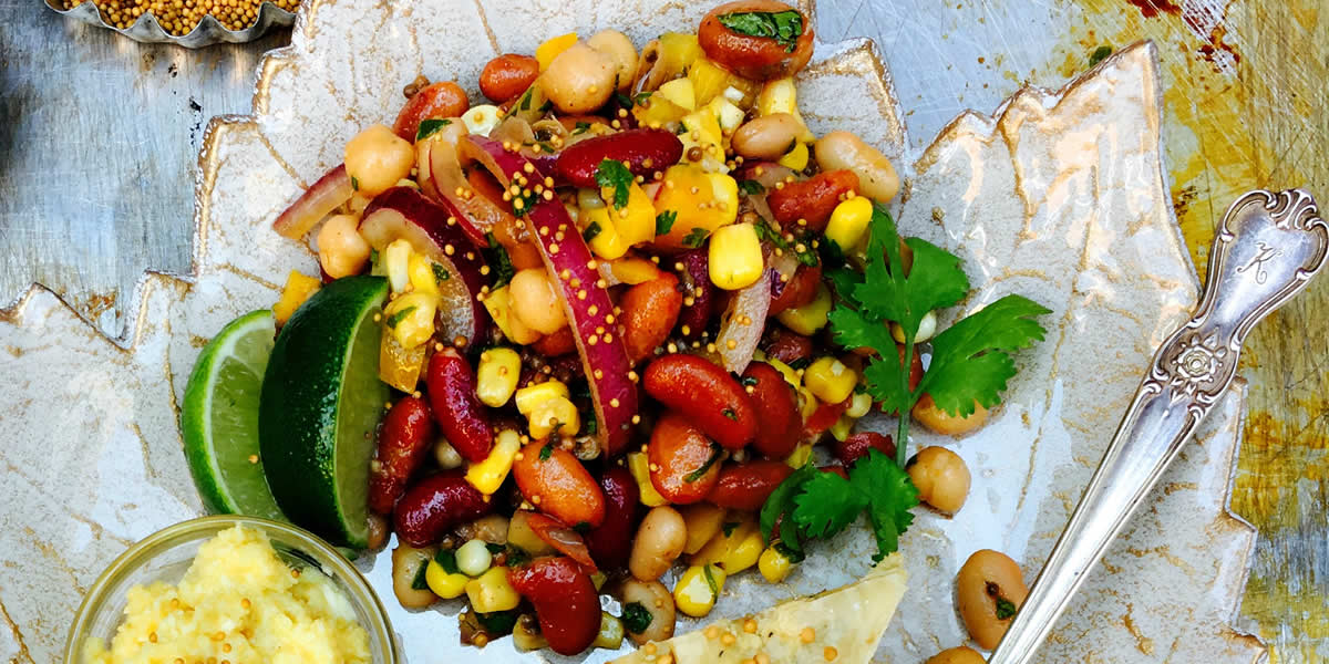 Mexican Spicy Bean Salad