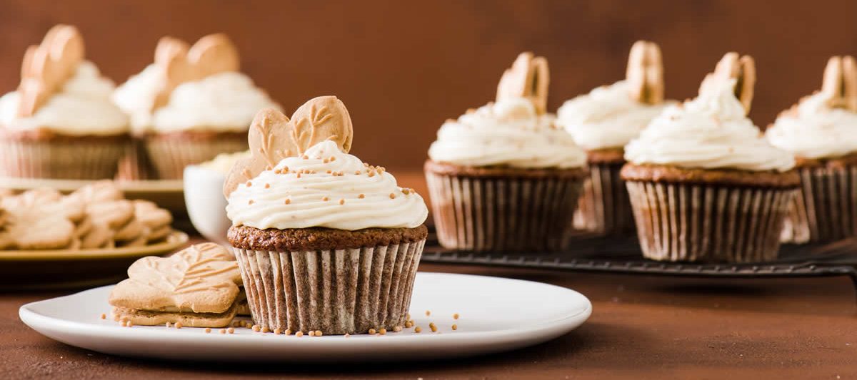 Spiced Maple & Mustard Ginger Cupcakes