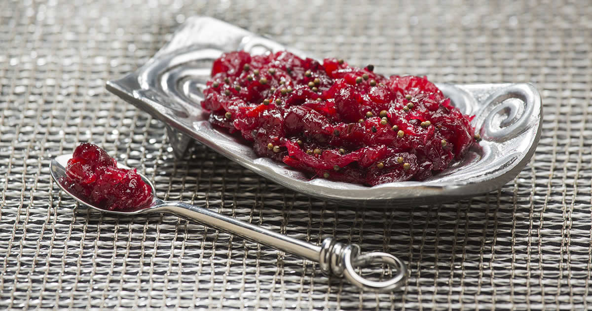 Cranberry-Orange Chutney with Popped Mustard Seed - Spread the Mustard