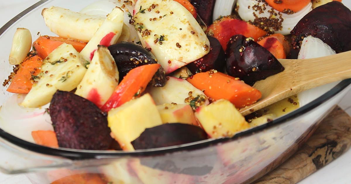 roasted root vegetables