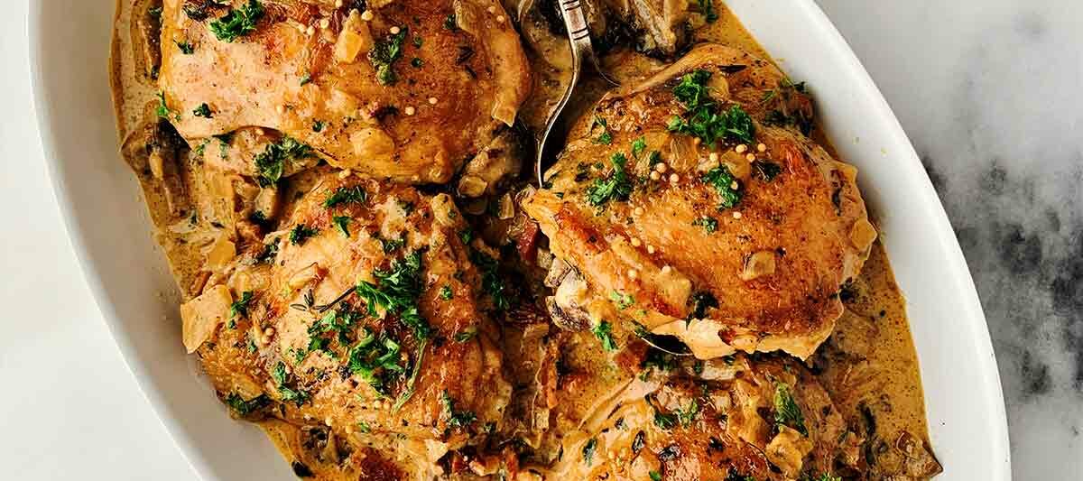 chicken-in-mushroom-mustard-sauce