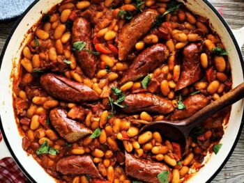 Easy-Baked-Beans-and-Grilled-Smokies
