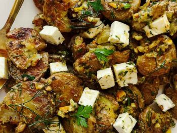 Crispy-Lemon-Roasted-Potatoes-with-Feta-and-Herbs