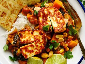 Sweet-Potato-Coconut-Curry-with-Halloumi