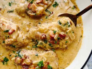 smothered-pork-chops-in-bacon-and-onion-gravy
